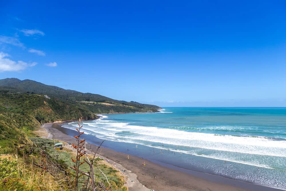 Ngarunui Surfers Beach, New Zealand