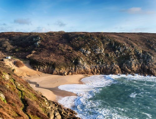 Porthcurno Beach